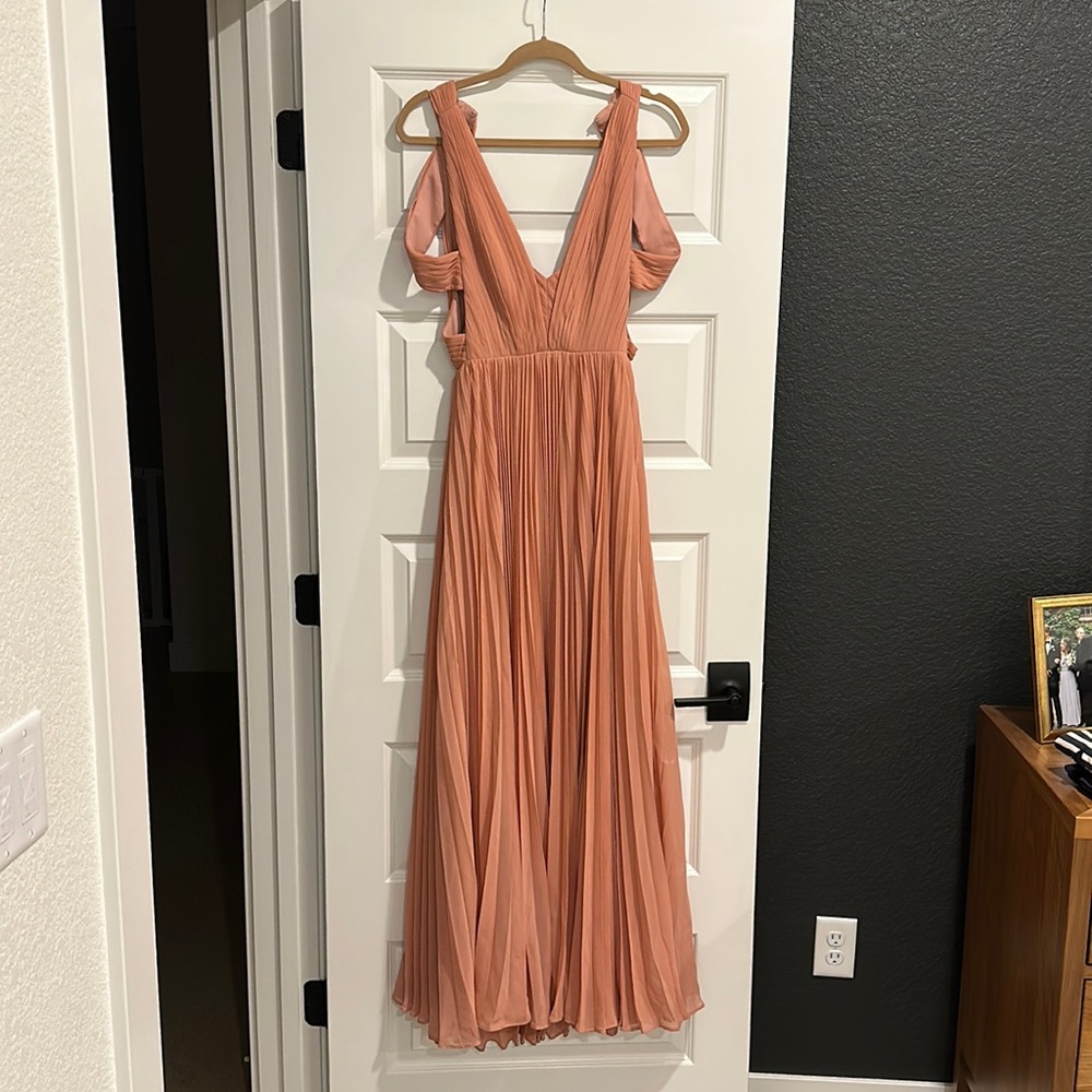 Fame and Partners size:0 bridesmaid/wedding guest dress BLUSH